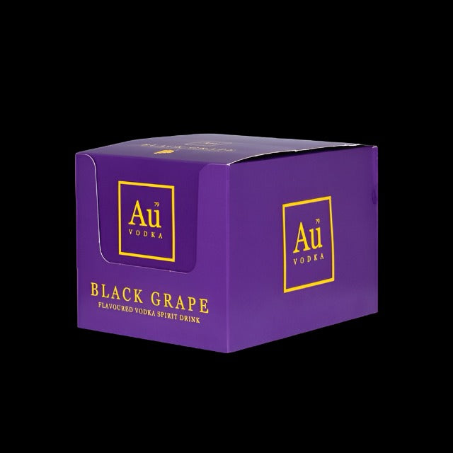 Au Vodka Black Grape Miniature Case of 12