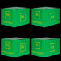 Au Vodka Green Watermelon Miniature Case of 12