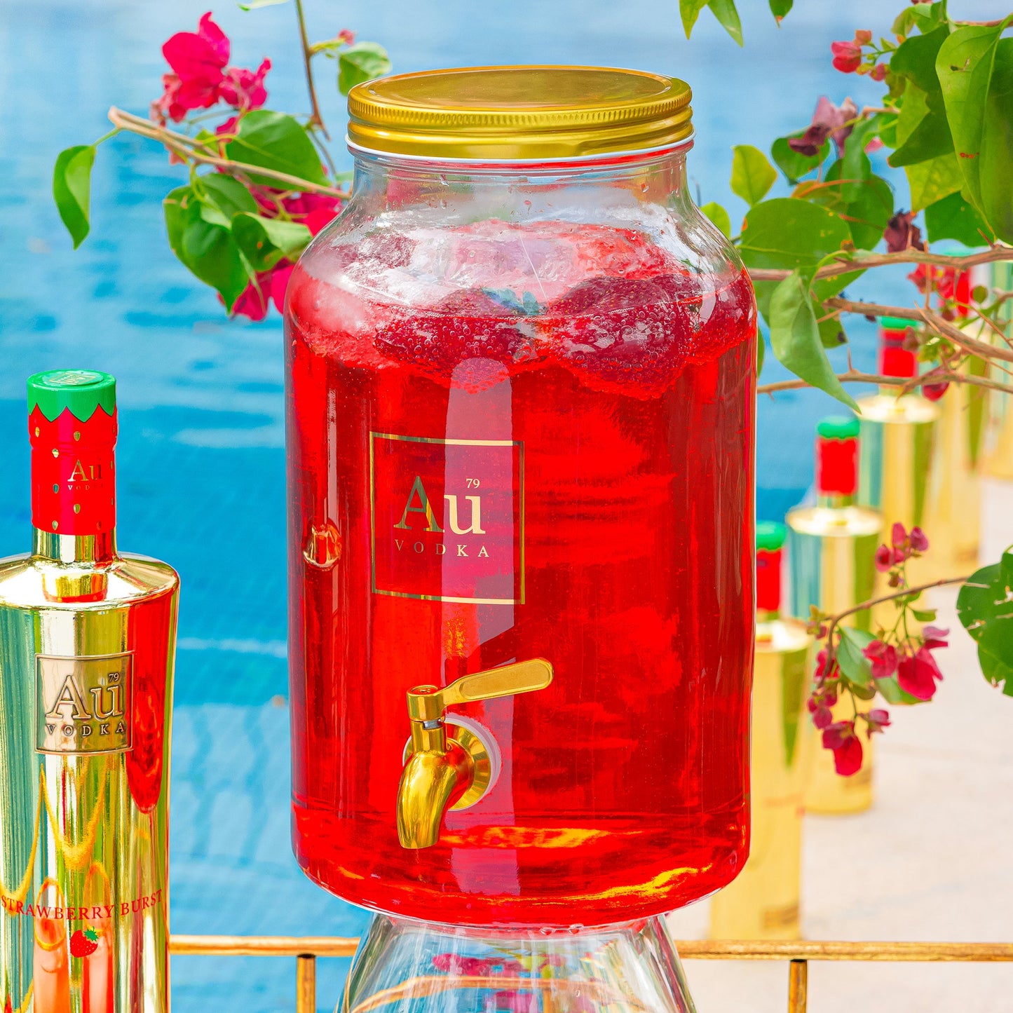 Au Glass Cocktail Dispenser