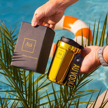 Au Gold Thermal Coffee Cup
