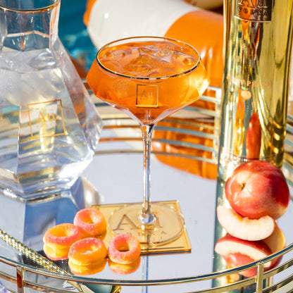 Au Diamond Martini Glass