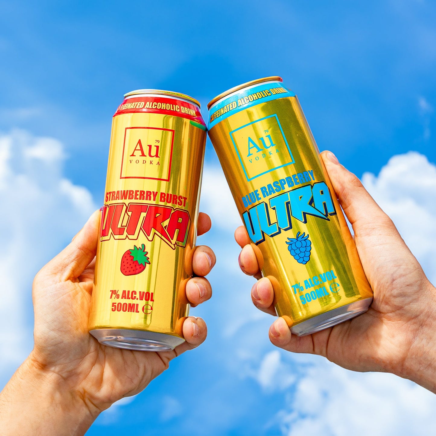 Au Vodka Ultra Cans