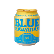 Au Vodka Blue Hawaiian Cocktail Can Case of 12