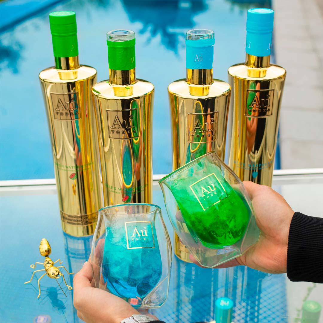 Au Double Wall Glass - Au Vodka
