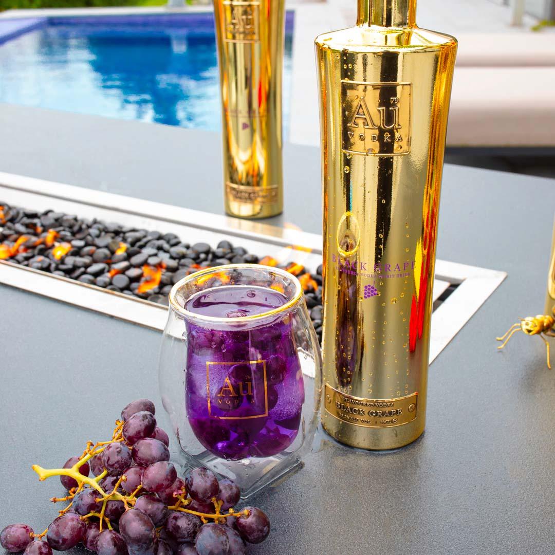 Au Double Wall Glass - Au Vodka