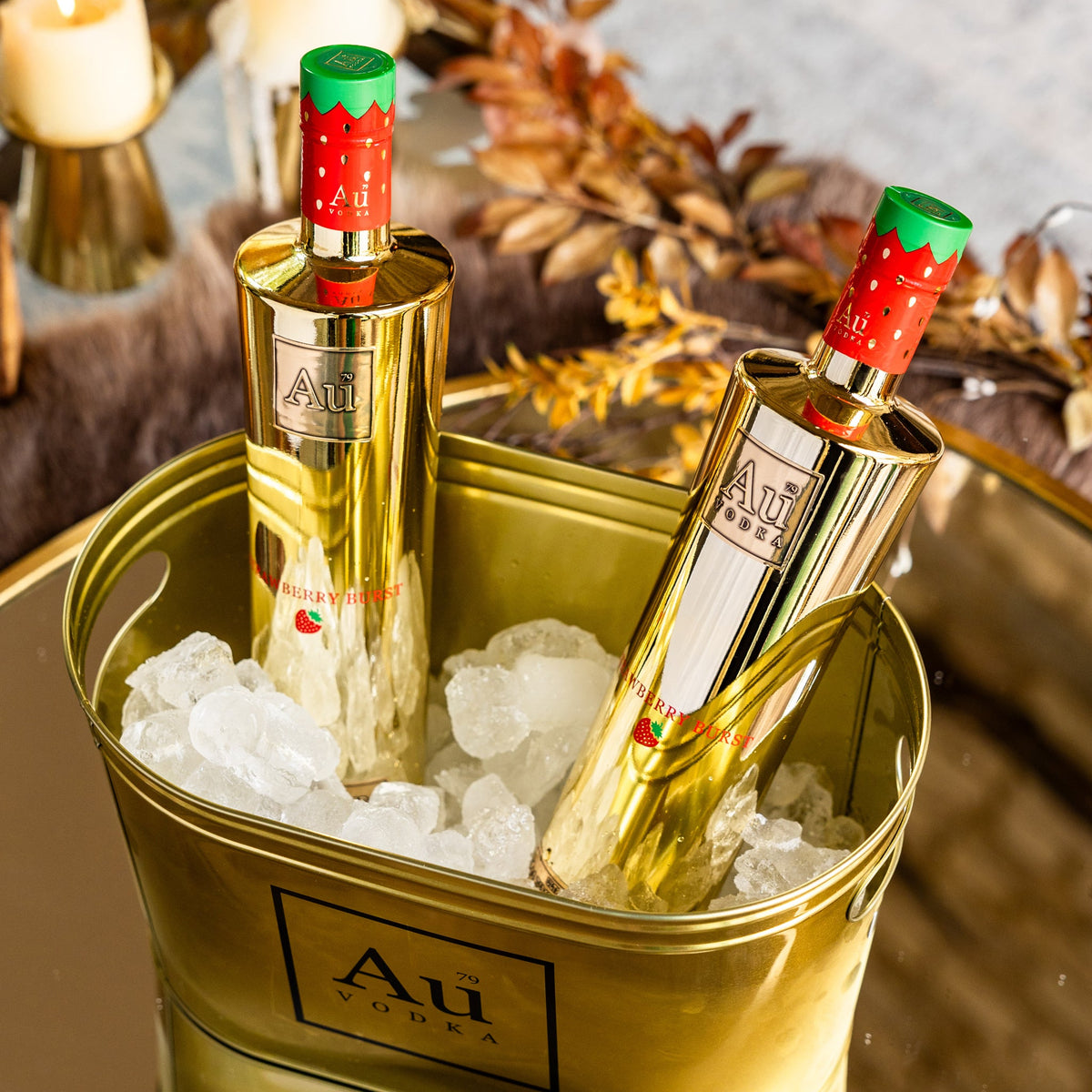 Gold Ice Bucket- Au Vodka – Au Vodka Wholesale