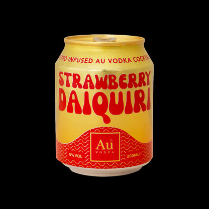 Au Vodka Strawberry Daiquiri Cocktail Cans