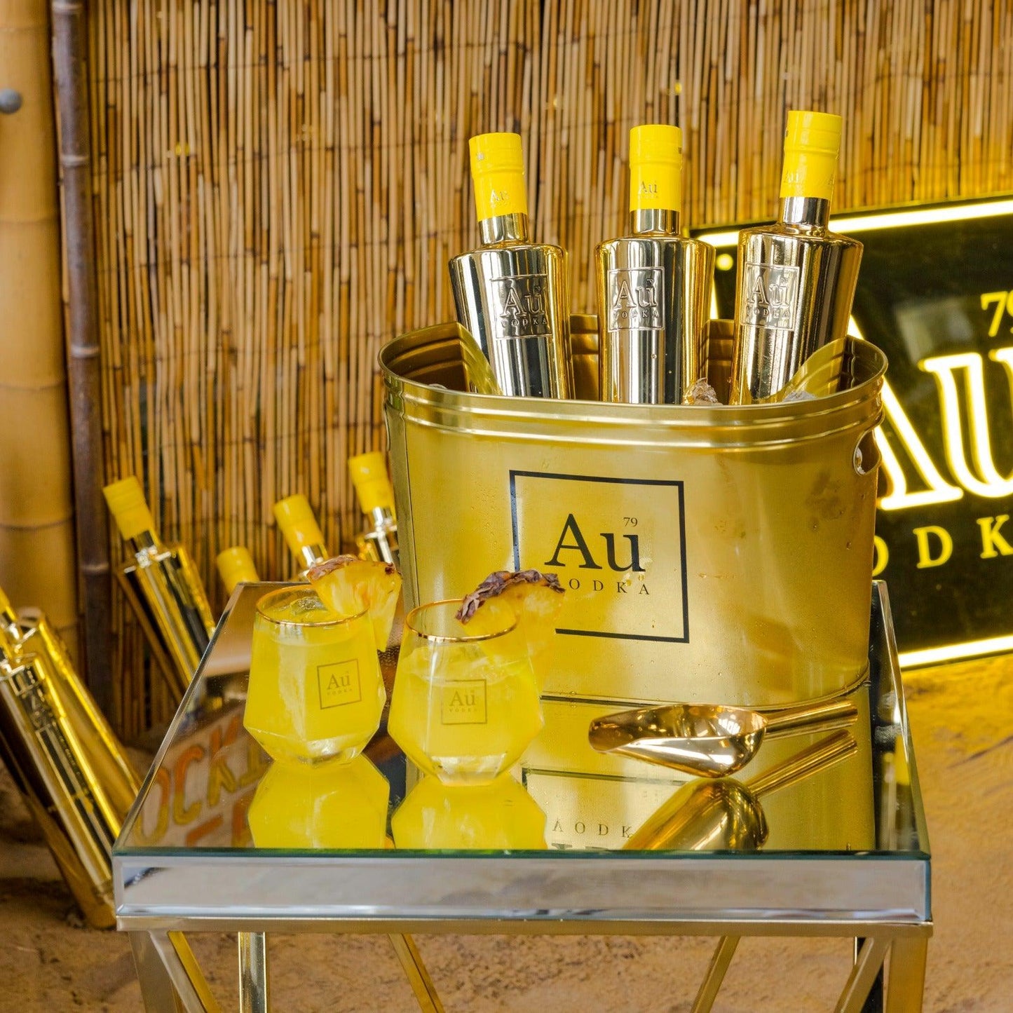 Au Gold Ice Bucket - Au Vodka