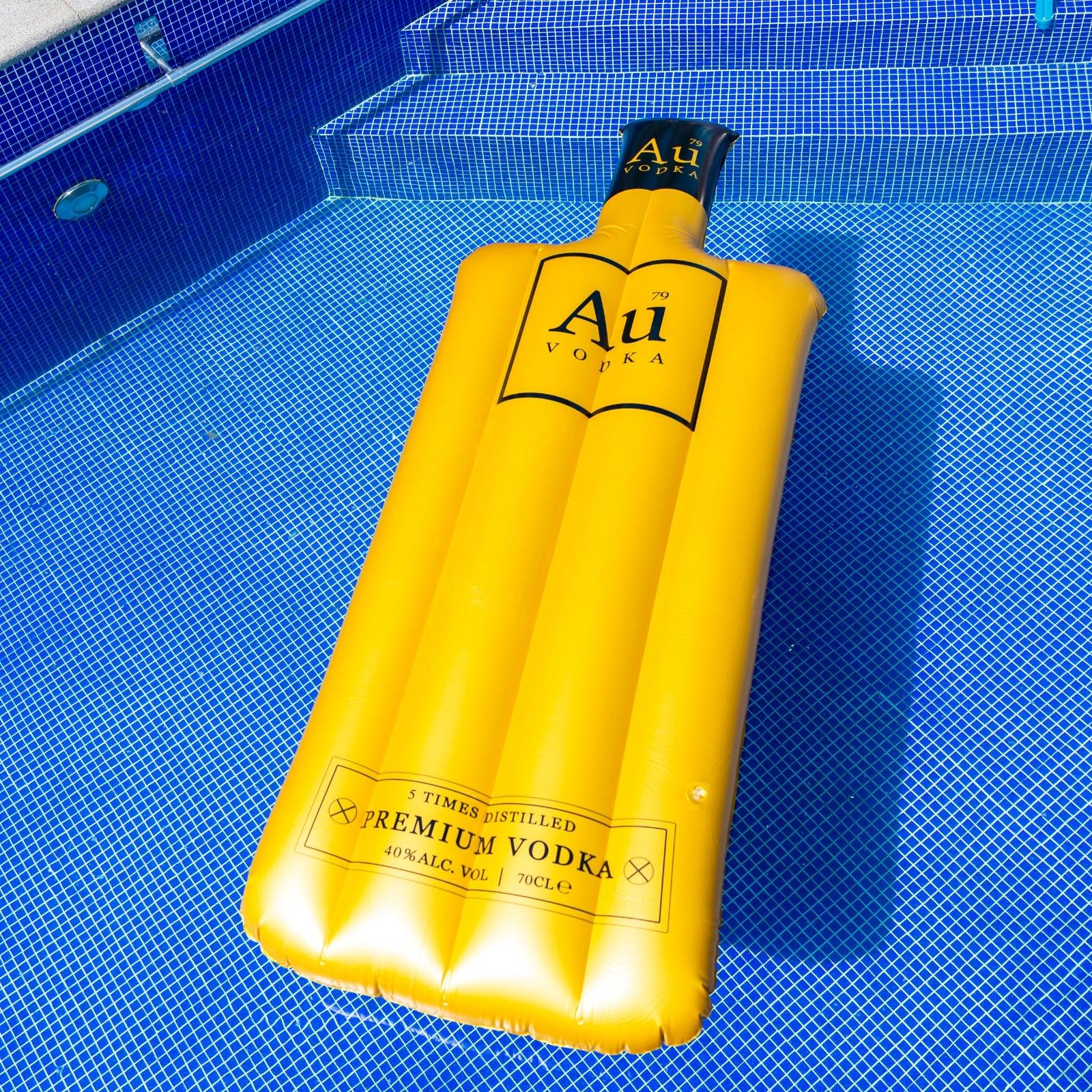 Au Gold Inflatable Lilo - Au Vodka